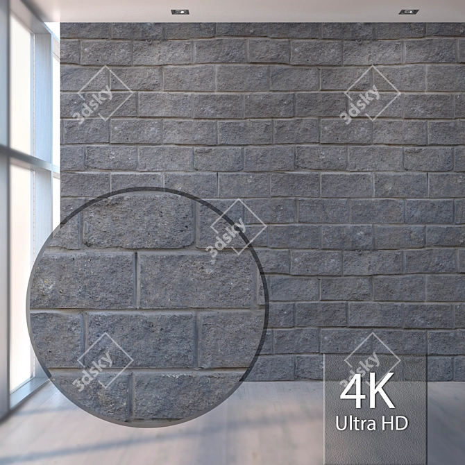 Title: Seamless Wall Texture Set 3D model image 1