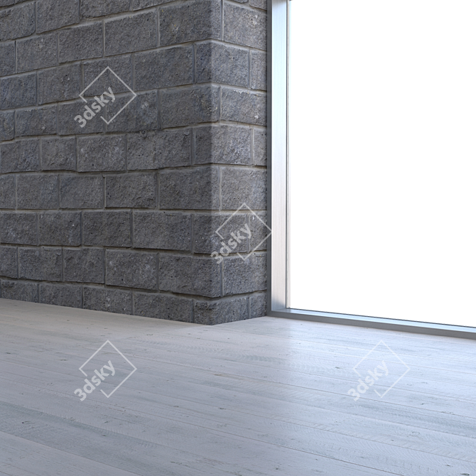 Title: Seamless Wall Texture Set 3D model image 3