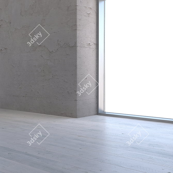 Seamless High-Resolution Plaster Texture 3D model image 3