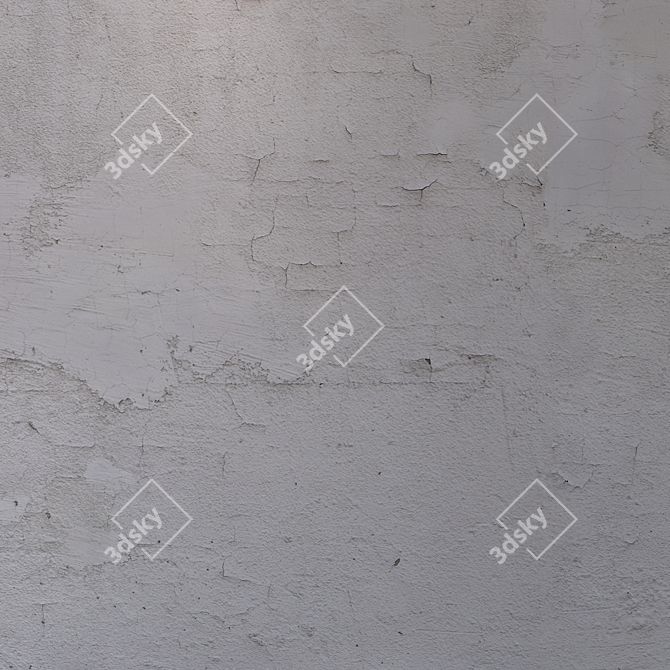 Seamless High-Resolution Plaster Texture 3D model image 4