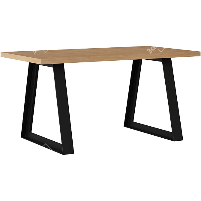 Loft Art A-Line Dining Table 3D model image 1