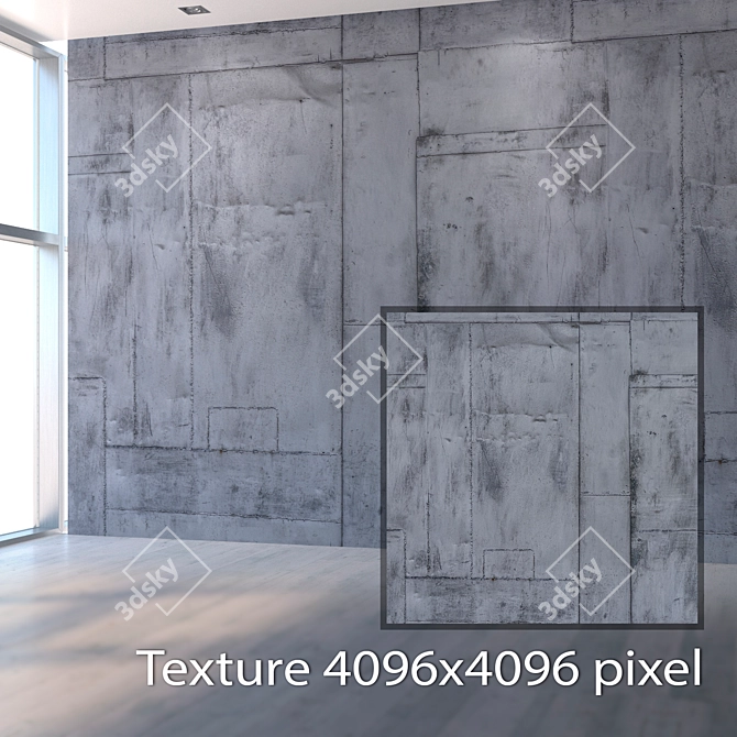 Seamless Metal Texture - High Resolution 3D model image 2