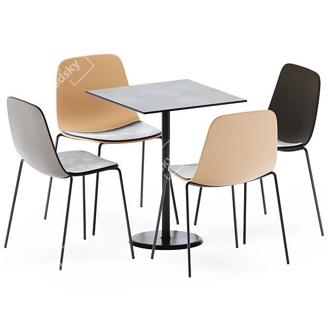 Alfiere b/q-600 Table: Functional Elegance 3D model image 2