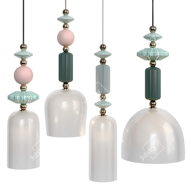 Odeon Light Candy Pendant Lights 3D model image 3