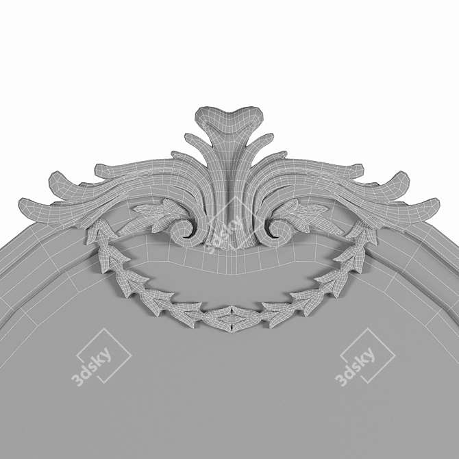 Giovannini Baroque Mirrors 3D model image 5