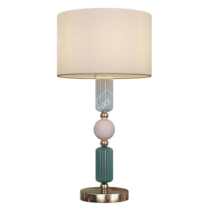 Odeon Light 4861/1T Candy Table Lamp: Classic Style with a Pop of Color 3D model image 1