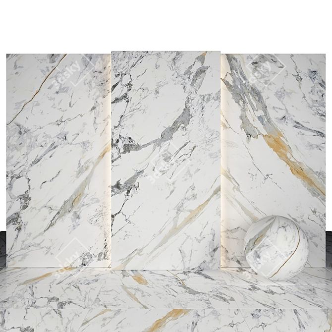  Luxe Royal Statuary Marble Collection 3D model image 1