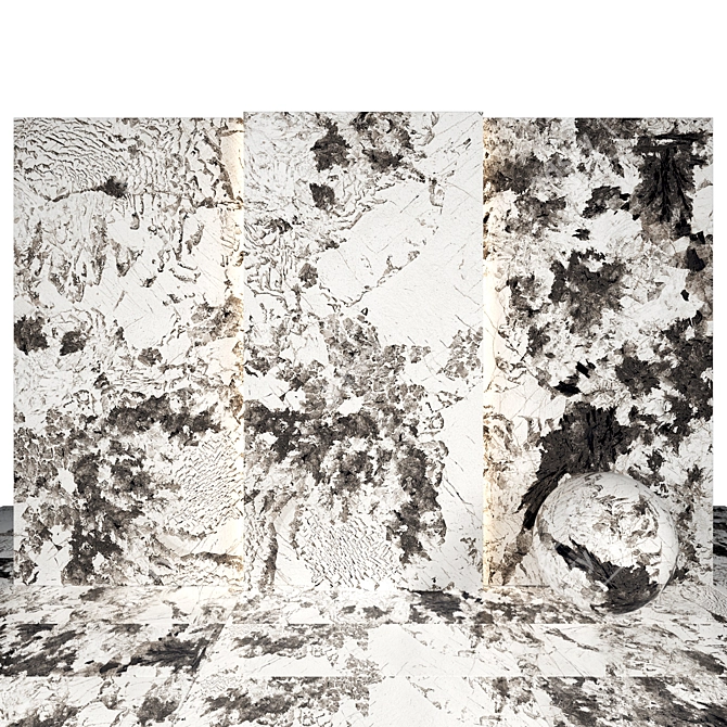 Elegant Lotus White Marble: Versatile Tiles & Slabs 3D model image 1