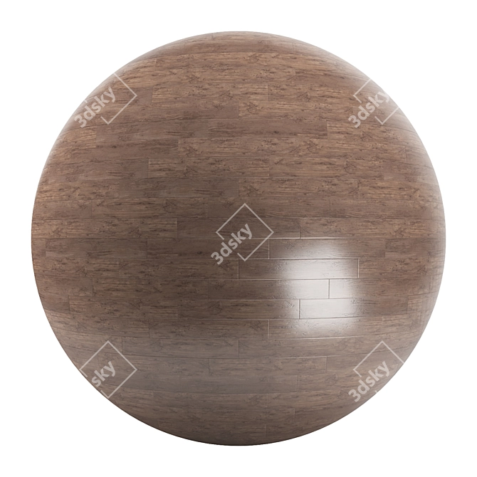 Versatile Parquet 48: Standard & Herringbone Pattern, PBR, 4K 3D model image 1