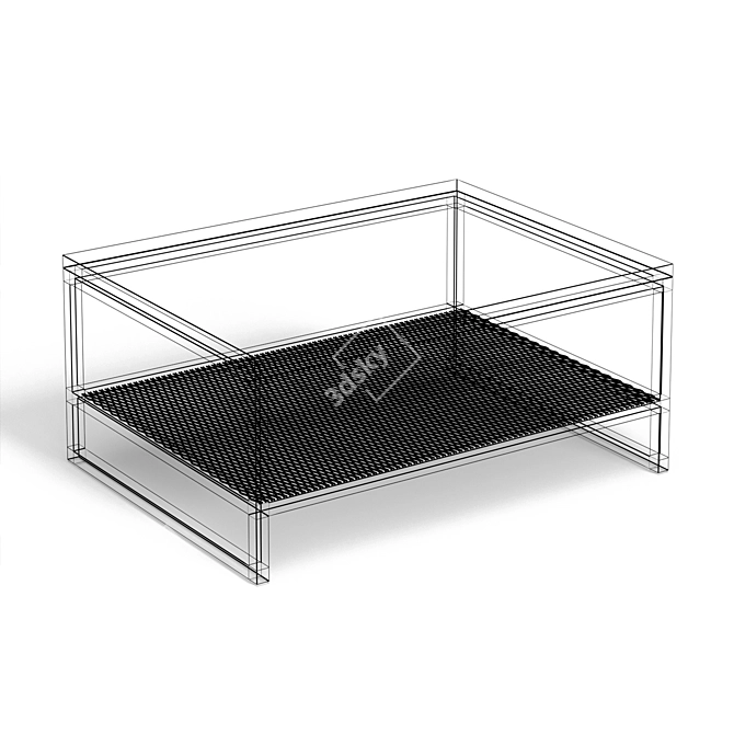 Industrial Loft Coffee Table 3D model image 6