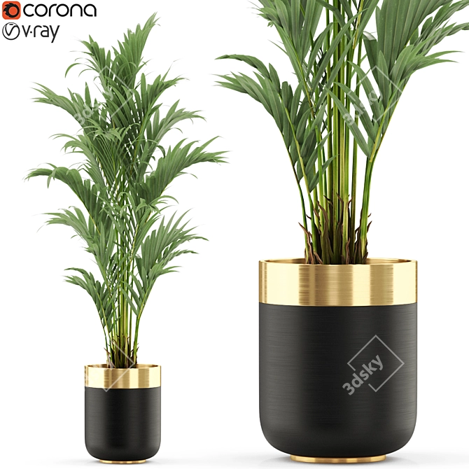 Diverse Greenery Collection 3D model image 1