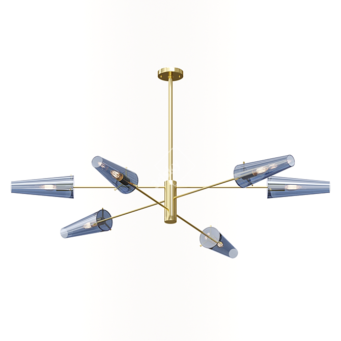 Sleek Illumination: MAXIMA Design Lamps 3D model image 1