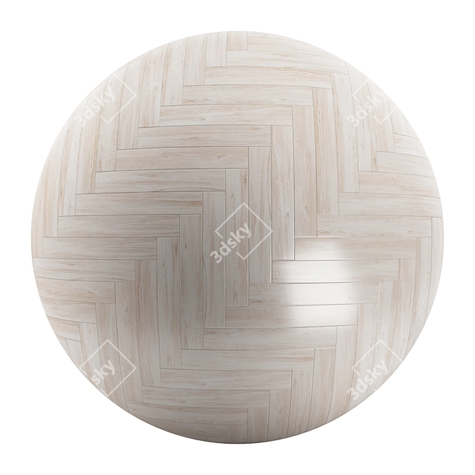 Parquet 49: Standard & Herringbone Patterns | High-quality Textures | Multiple Formats 3D model image 2