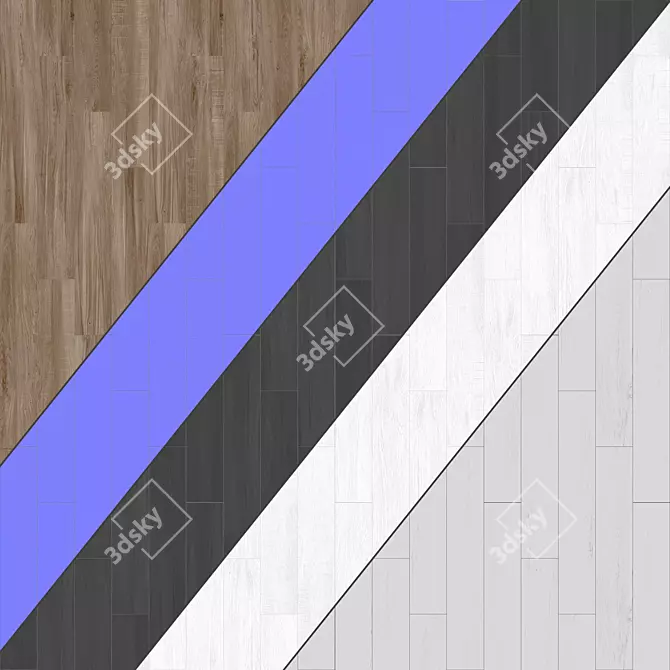 Multi-Pattern Parquet Set 3D model image 3