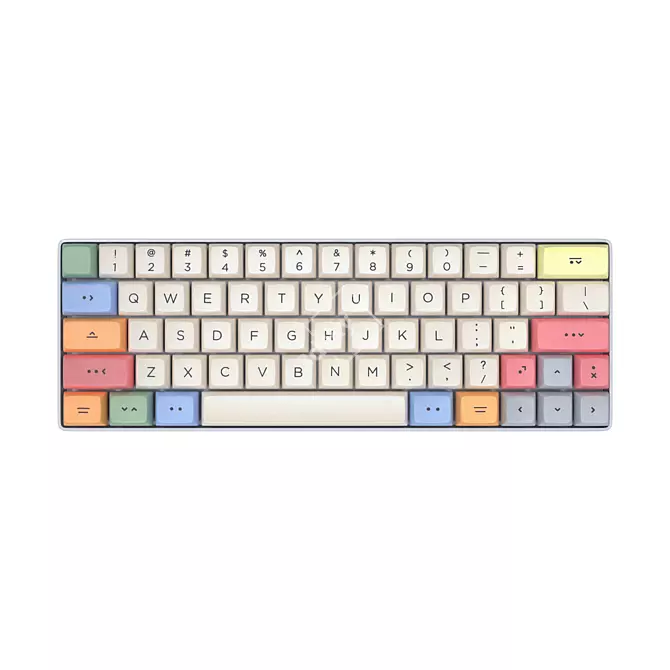 EliteCraft Custom Mechanical Keyboard 3D model image 3