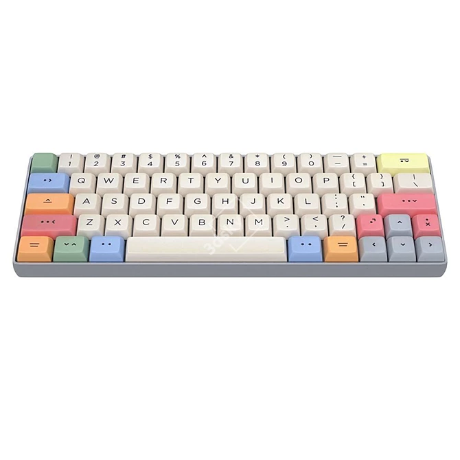 EliteCraft Custom Mechanical Keyboard 3D model image 4