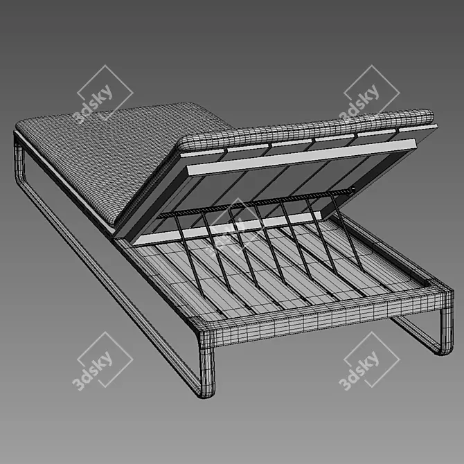 Restoration Hardware Vietri Chaise 3D model image 4