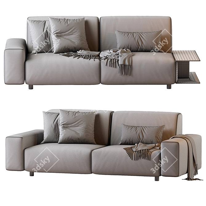 Modern Aston Sofa: Stylish Comfort for Your Space 3D model image 7