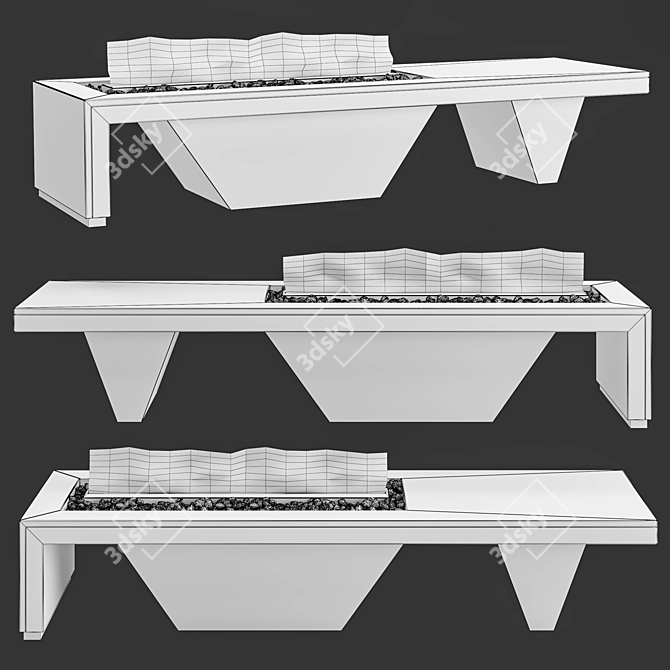 Versatile FirePit Table 3D model image 3