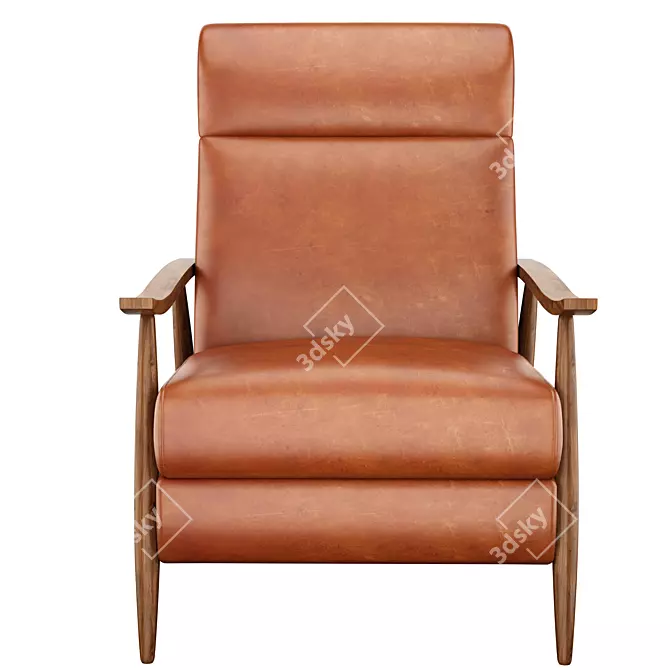 Luxury Recliner Chair: 3dsMax Scenes & PBR Materials 3D model image 3