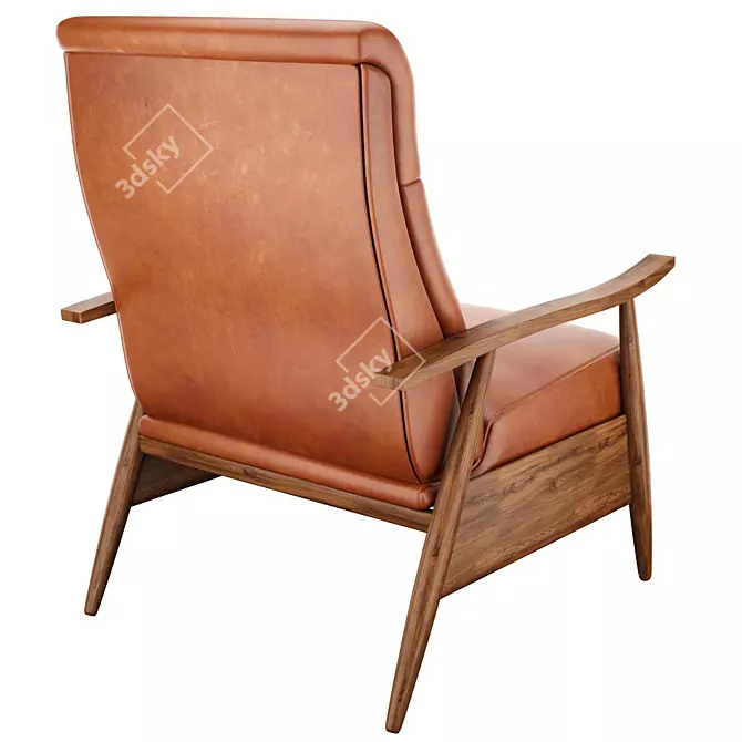 Luxury Recliner Chair: 3dsMax Scenes & PBR Materials 3D model image 4