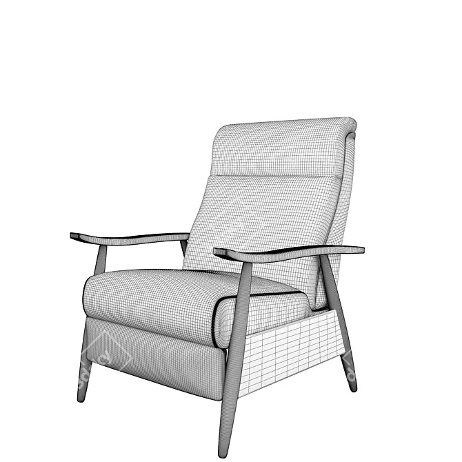 Luxury Recliner Chair: 3dsMax Scenes & PBR Materials 3D model image 9