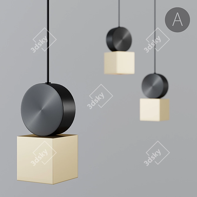 SHEEN LED Pendant Lights 3D model image 2