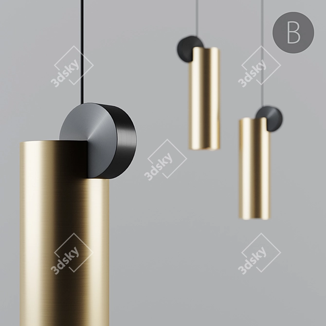 SHEEN LED Pendant Lights 3D model image 3