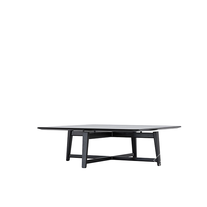 Elegant Noor Coffee Table 3D model image 4