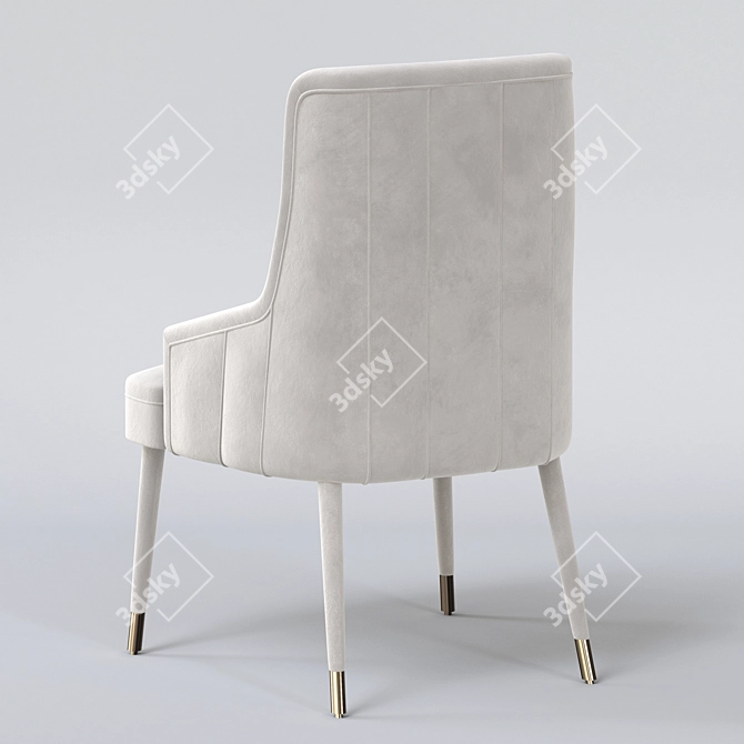 Elegant 1stdibs Dining Chairs(Set of 4) 3D model image 4