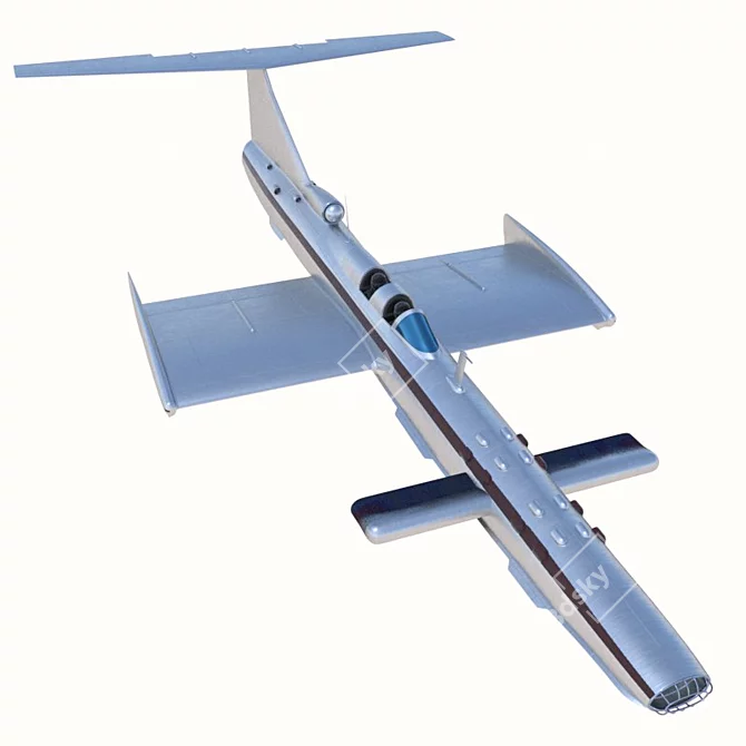 Soviet SM-2 Experimental Ekranoplan 3D model image 1