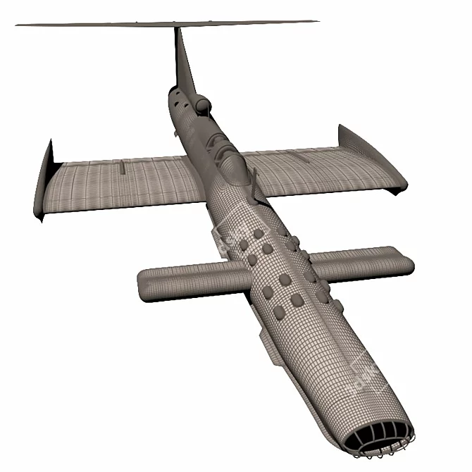 Soviet SM-2 Experimental Ekranoplan 3D model image 3