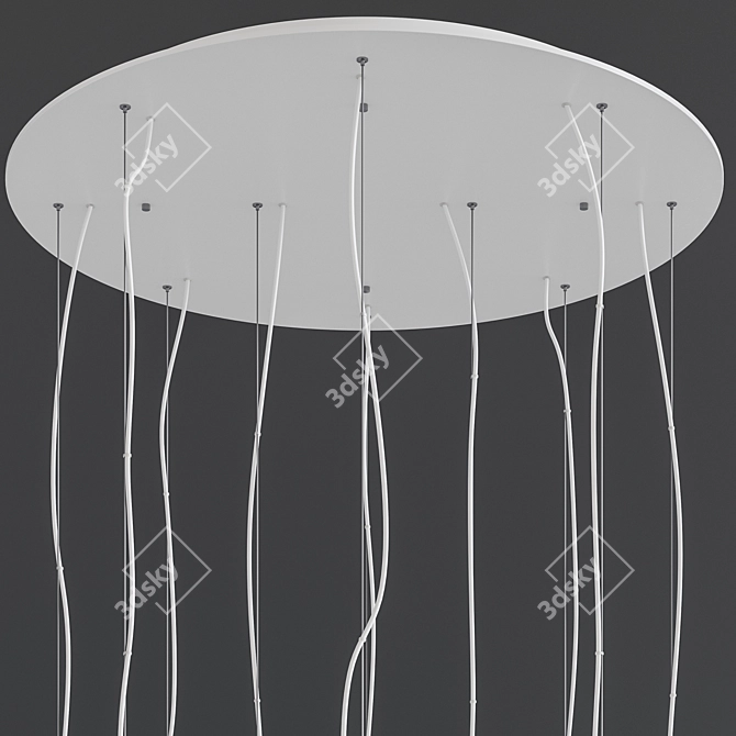 Compo Ideal Lux: Versatile Adjustable Pendant Lights 3D model image 3