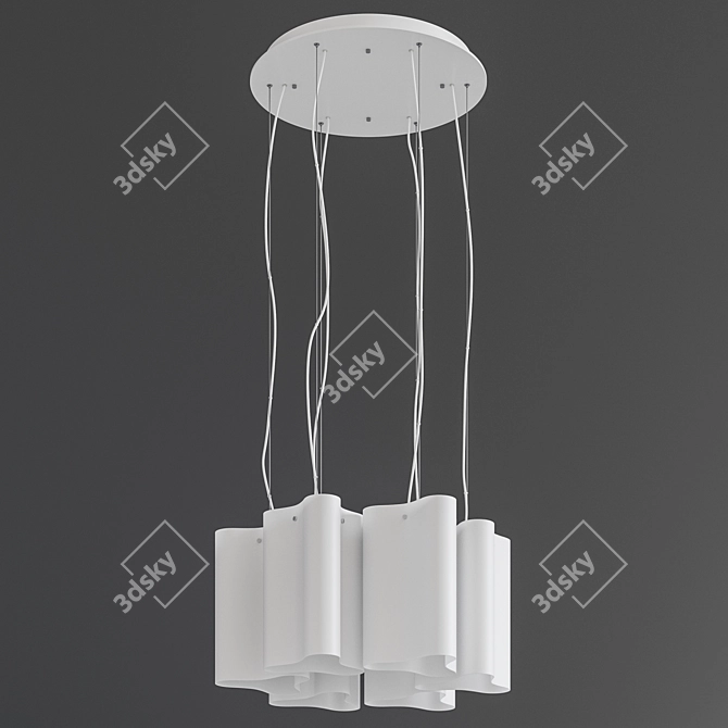 Compo Ideal Lux: Versatile Adjustable Pendant Lights 3D model image 4