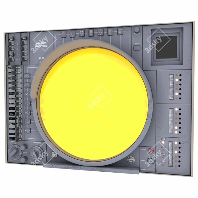 SAGE-1: Advanced Radar Console 3D model image 2