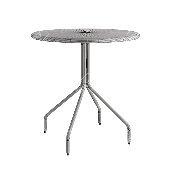 Hot Mesh Outdoor Café Table 3D model image 3