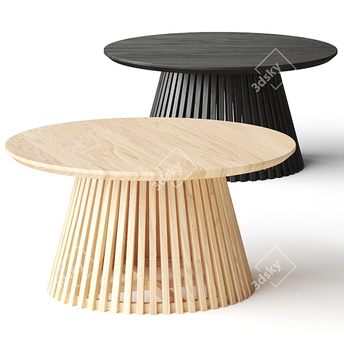 Elegant Luna Coffee Tables 3D model image 1