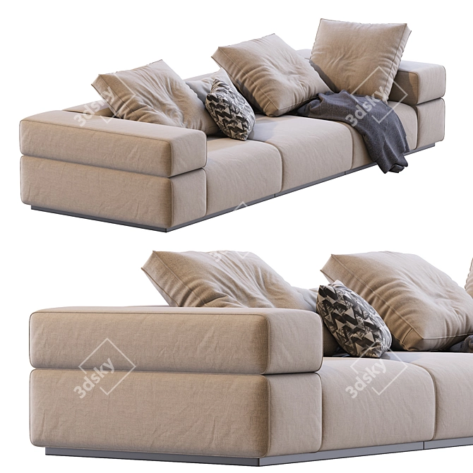 Brick Lane Modular Sofa 3D model image 2