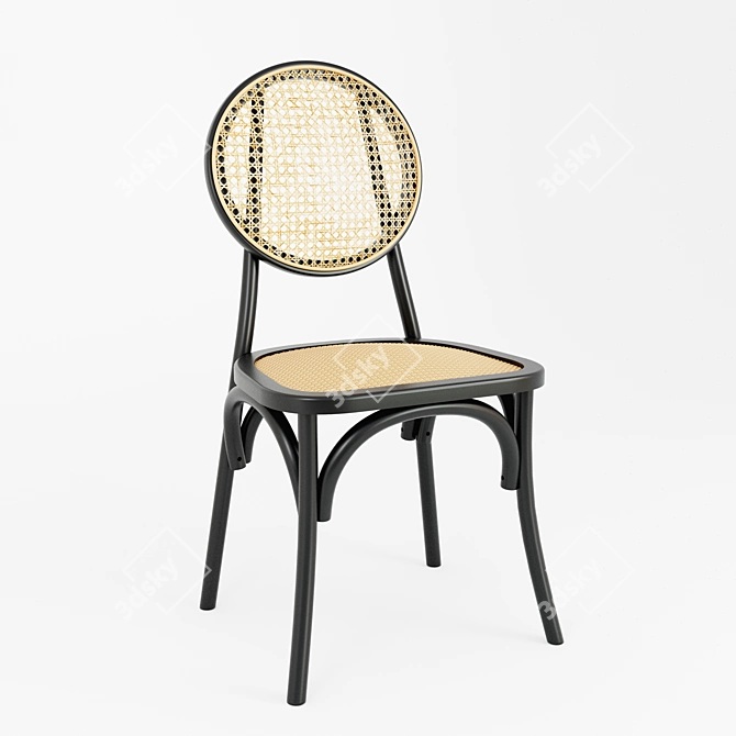 Elegant Stage Chair 3D model image 1