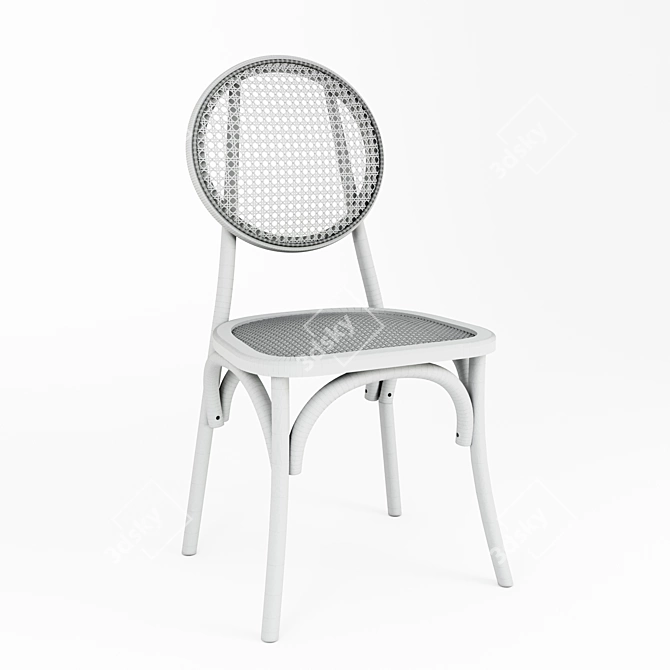 Elegant Stage Chair 3D model image 4