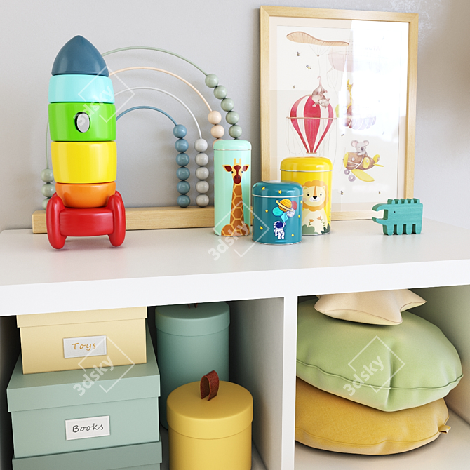 Dreamy Kids Room Set 3D model image 3