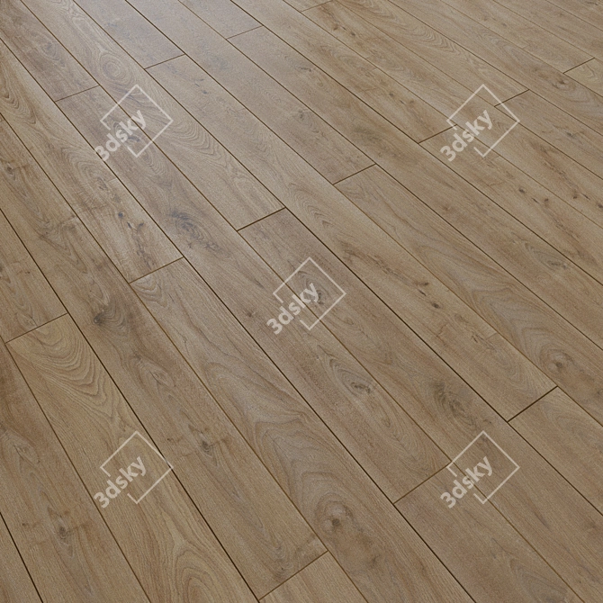 TER HUERNE Copper Brown Oak Laminate 3D model image 1