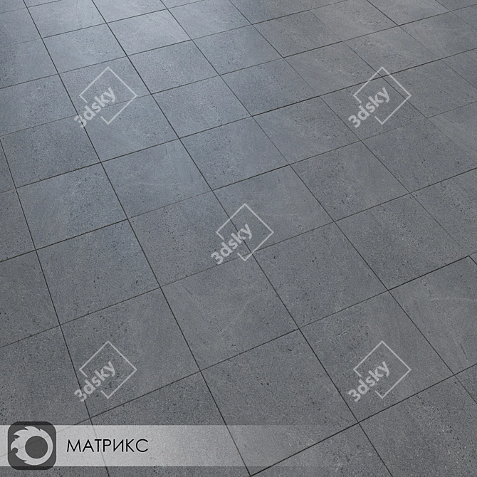 Matrix 30x30 Ceramic Floor Tile 3D model image 1