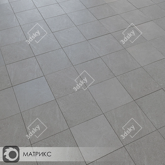 Matrix 30x30 Ceramic Floor Tile 3D model image 3