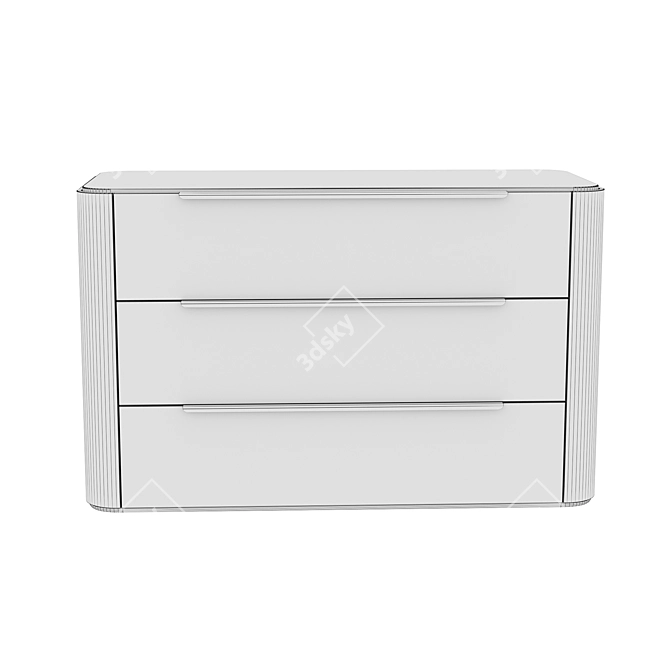 Praddy NATUR Bamboo Chest 3D model image 6