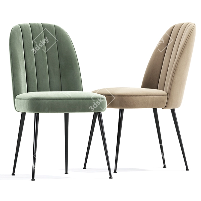Stella Dining Chairs Set 3D model image 3