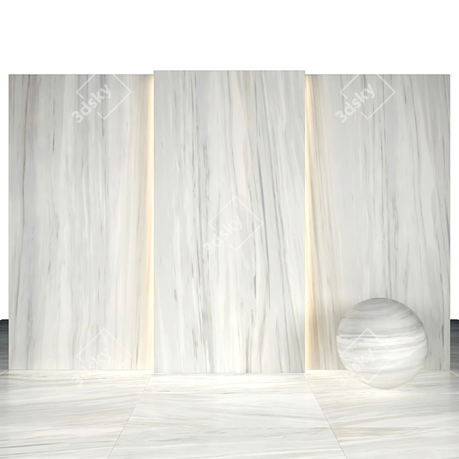 Origins Omber Marble: Elegant & Versatile 3D model image 2