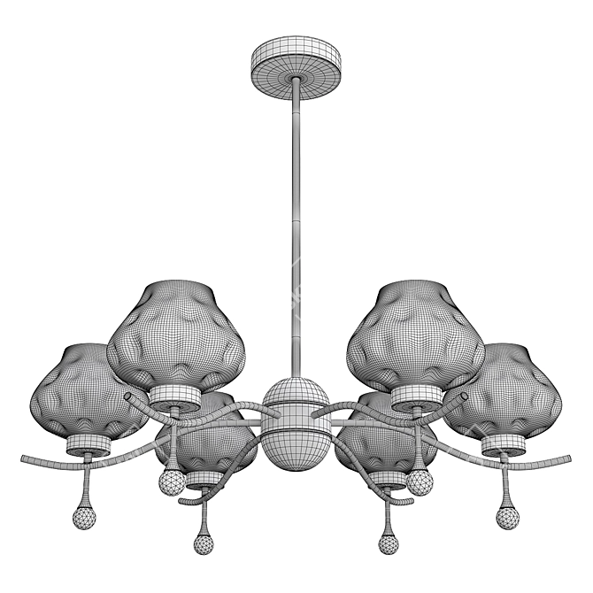Priscilla Modern Design Lamp 3D model image 2