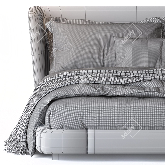 Elevate Your Rest: Creed Bed 3D model image 4