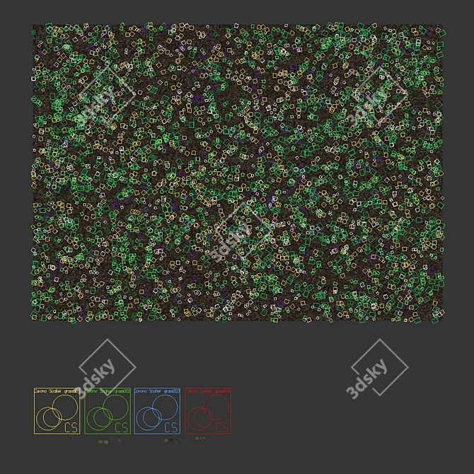 Lush Forest Grass for 3D Scenes 3D model image 5